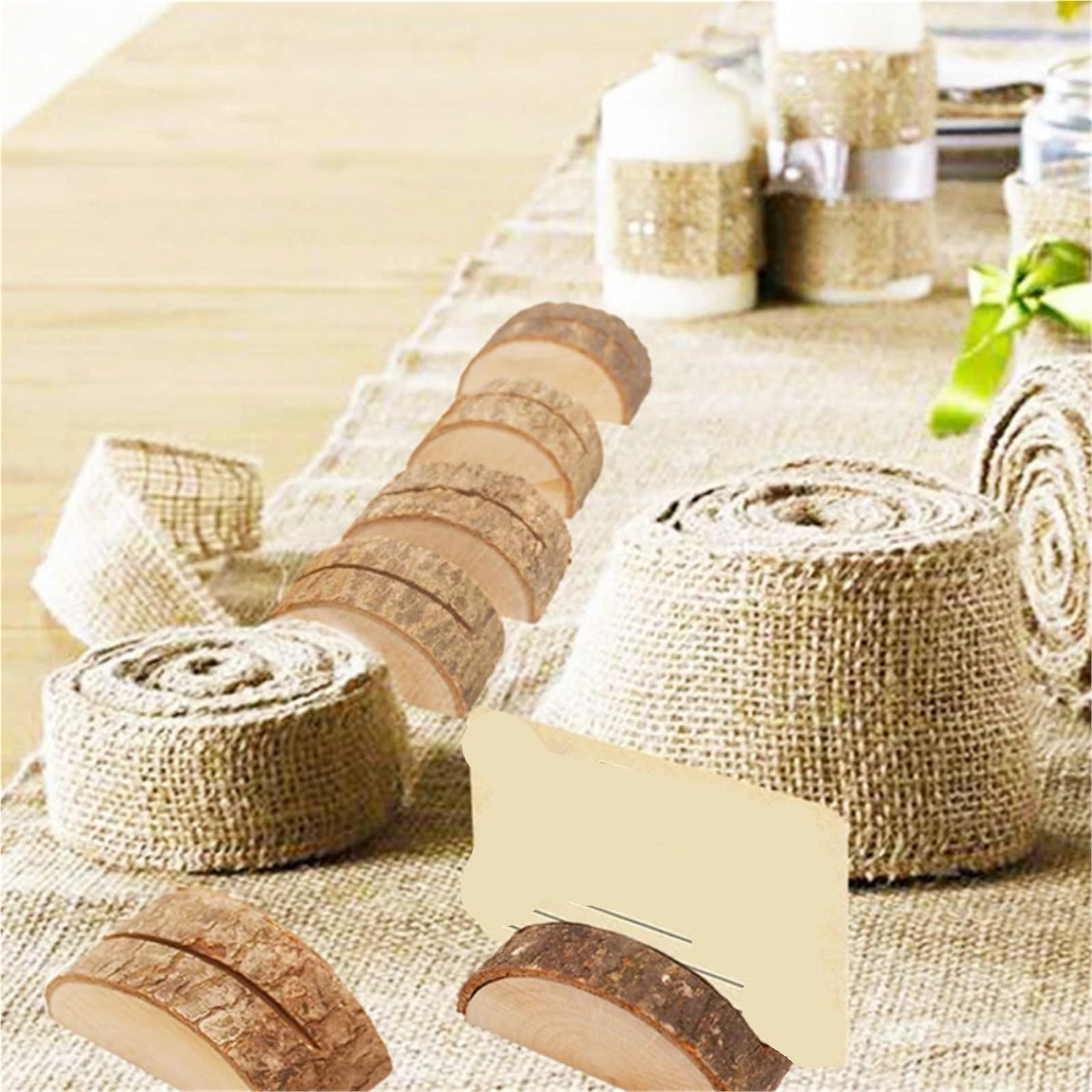 Memo-Clip-Halter, halbrund, Holz, Kartenhalter, Stumpf, Hochzeit, Party, Ständer, Büro, Schreibtisch, Menü, Foto-Clips für Tische, Shop, Tag, Büro, Hochzeit, Party, 50 Stück