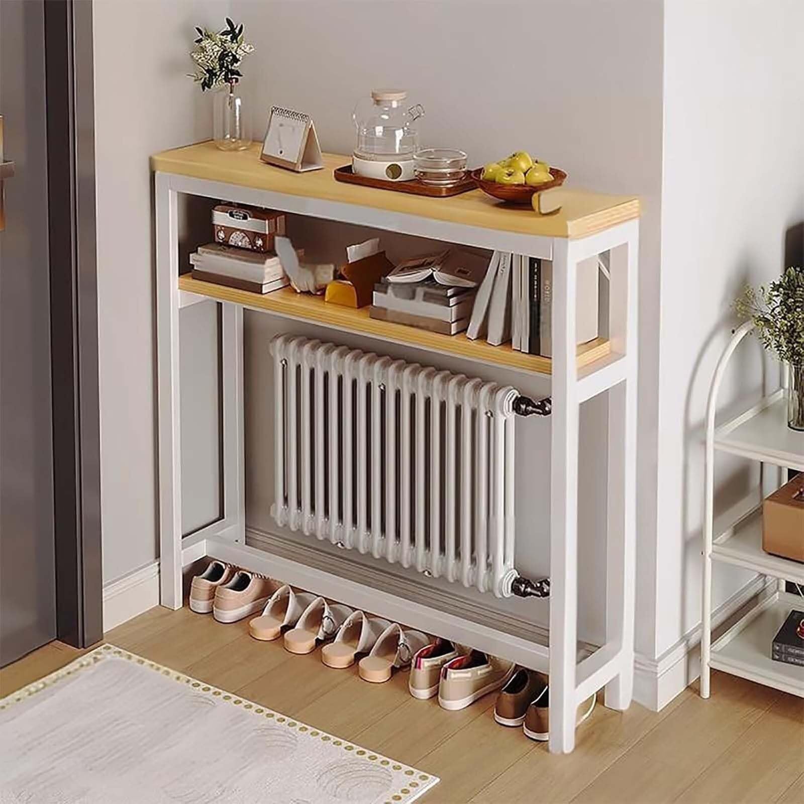 Mesa consola estrecha de 120 cm que soluciona la falta de espacio en salones