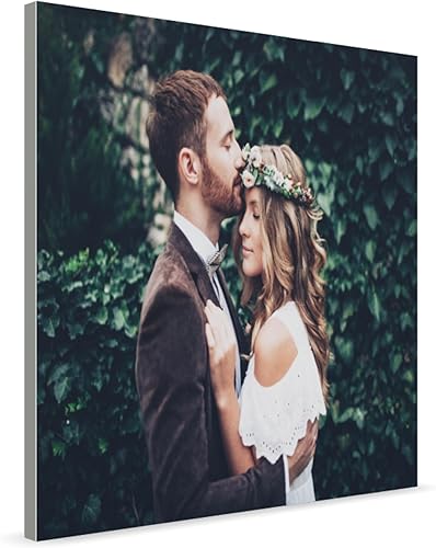 MIXPIX Azulejos fotográficos personalizados para pared, 8 x 8 pulgadas, collage de tablero de fotos personalizado, alternativa a impresión en