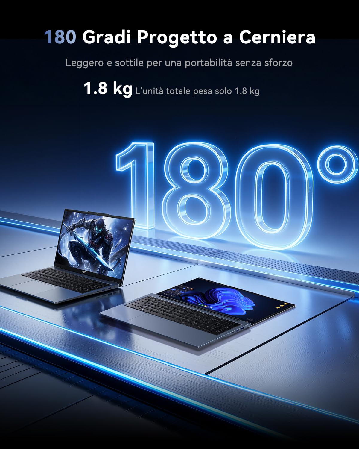 ACEMAGIC 2026 Nuovo Computer Portatile Notebook Processore i5-12600H,12 Core,Fino a 4.5 Ghz,15.6 Pollici 1080 FHD,16 GB RAM DDR4,512GB SSD,Pc Portatile Wifi 6,HDMI,Typo C,Privacy Cam,USB3.2