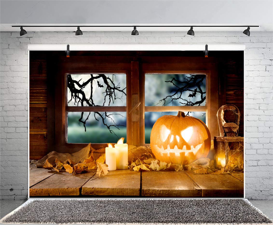 Qinunipoto 背景布 ハロウィン happy halloween 写真の背景 背景幕