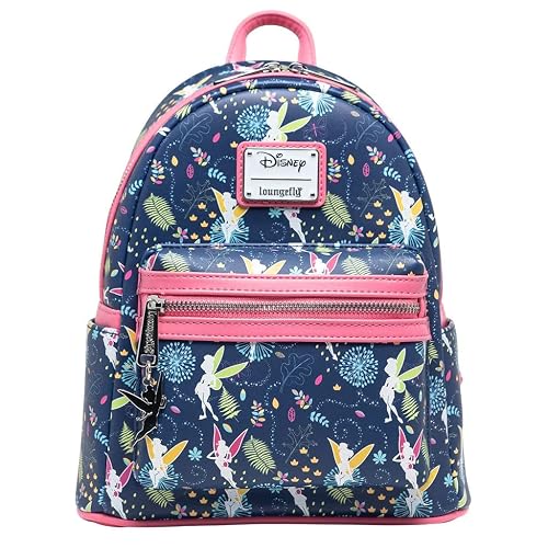 Loungefly Women's Disney Pink Tinkerbell Glow in the Dark Backpack