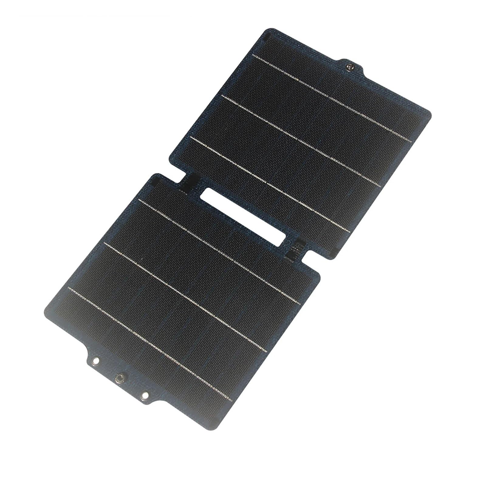 Wvyhlamrc One Color 10W 5V Foldable Solar Portable Solar Panel Fast Charging For Power Bank Phone Tablet Camping Emergency