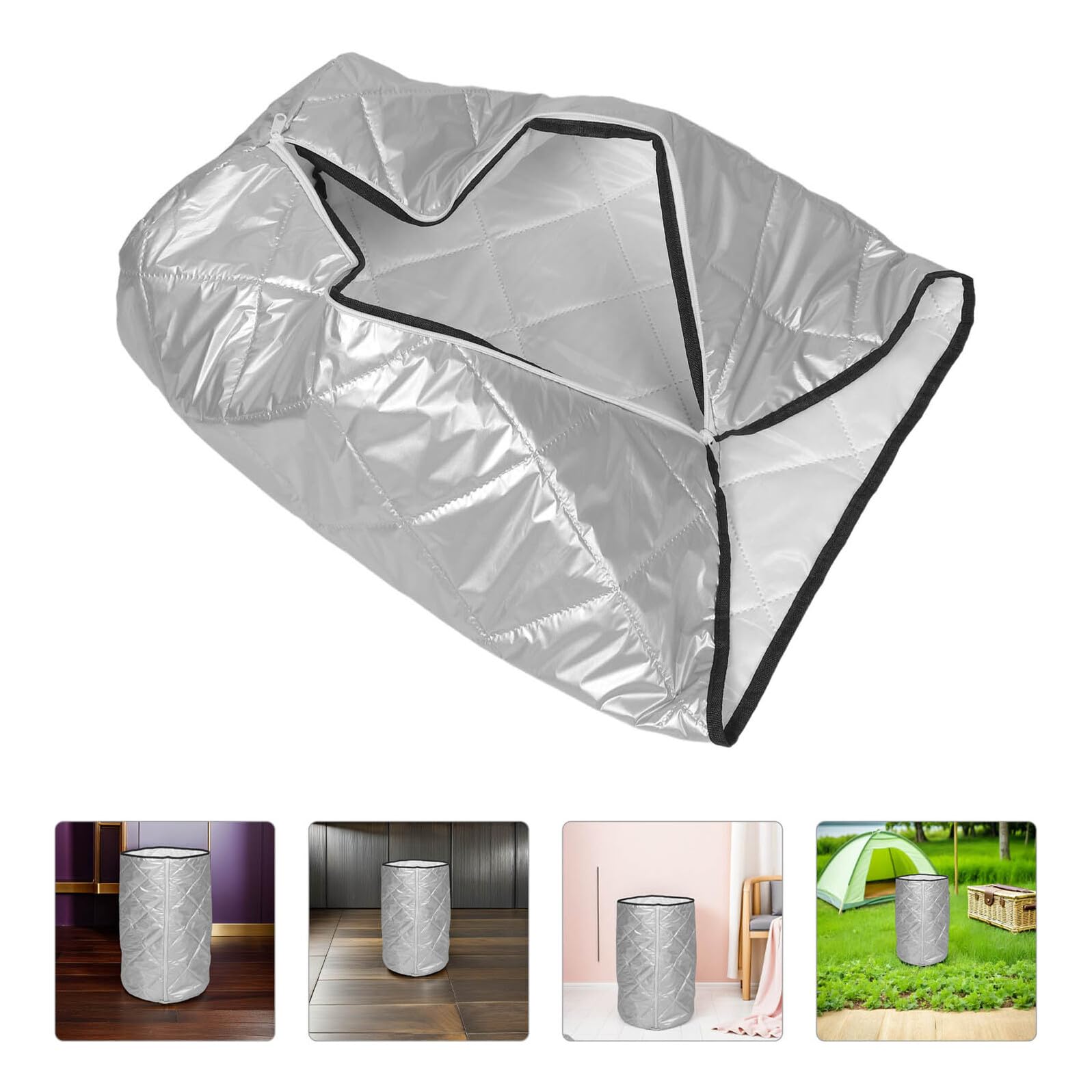 SHINEOFI Copertura per Bombola del Gas 15 Kg Oxford Fodera in Cotone Isolante Protezione UV e Antipolvere per Campeggio Barbecue e Uso Esterno Resistente alle Intemperie