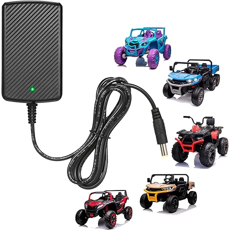 24V Charger for Ride On UTV, SUV, Jeep, ATV, Tractor, Truck, Big Kid Electric Cars