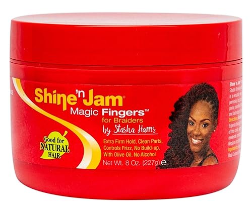 AmPro Shine-N-Jam Magic Fingers para trenzas (paquete de 6)