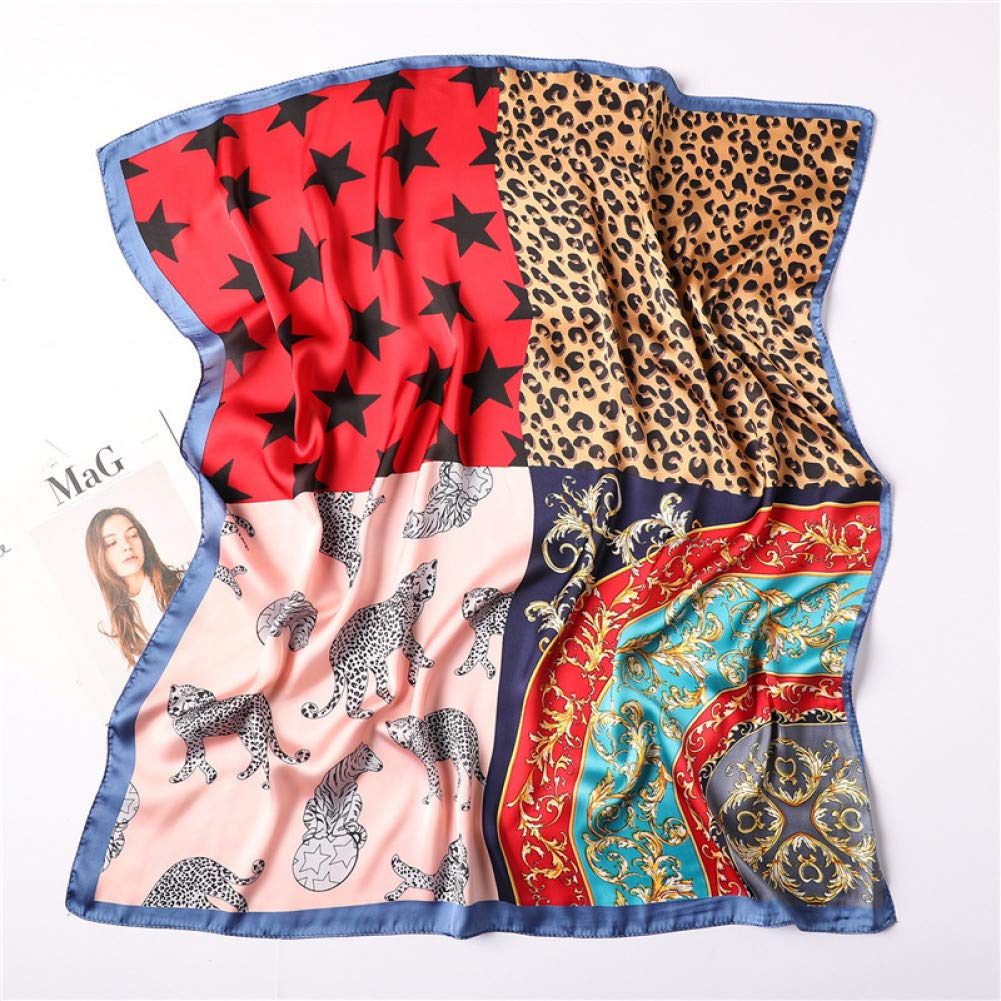 Écharpe foulard en soie carré pour nouer au sac ou sublimer une tenue quotidienne