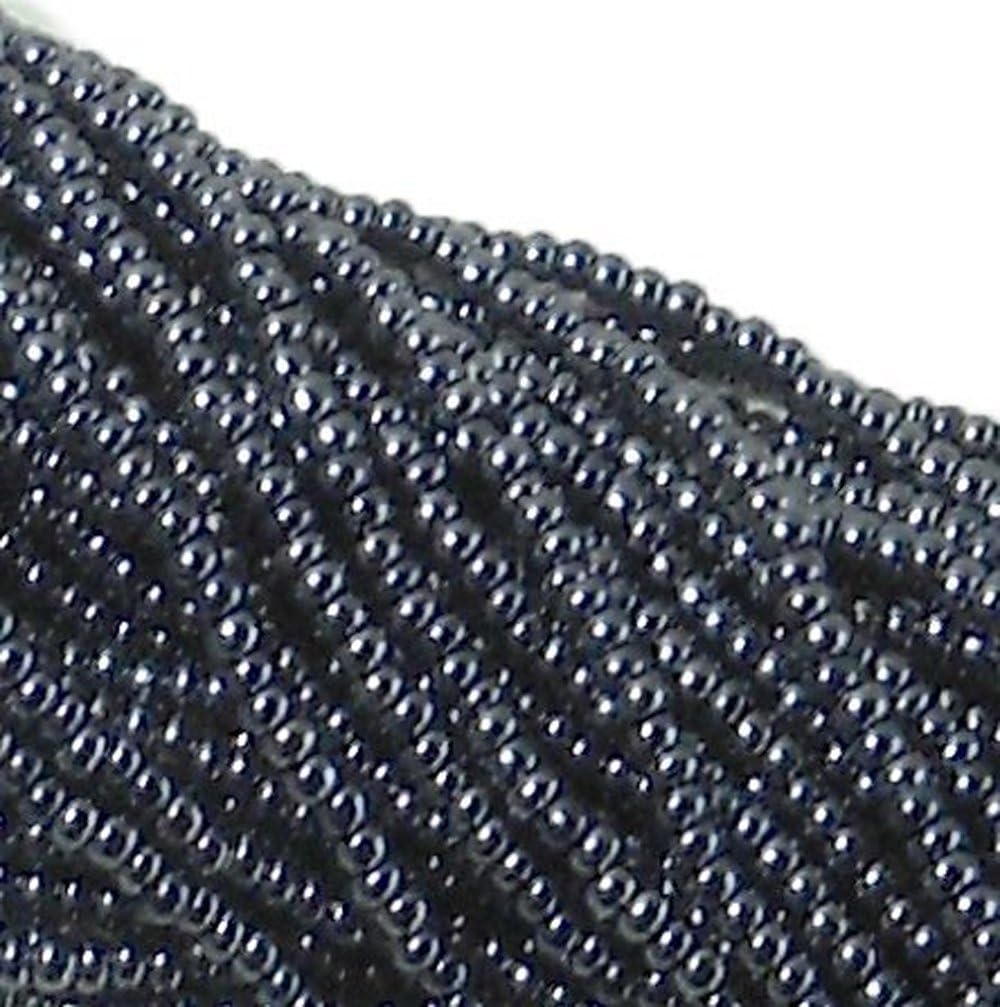 Genuine Jablonex Preciosa Czech Glass Seed Beads 11/0 Gun Metal - Mini Hanks