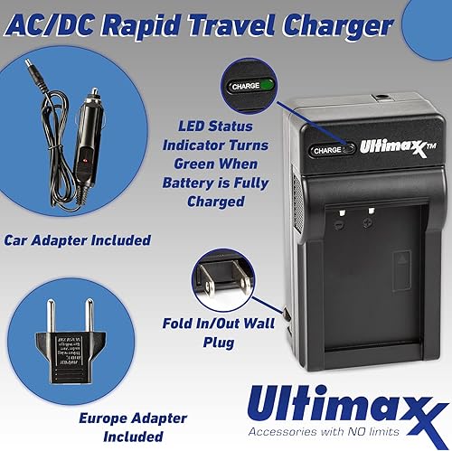 Miniatura 8 de Ultimaxx Kit de accesorios de 2.638 in para Nikon D850, D810, D7200, D7500, D780, D750, D610 con lente AF-S DX NIKKOR 0.709-5.512 in f/3.5-5.6G ED