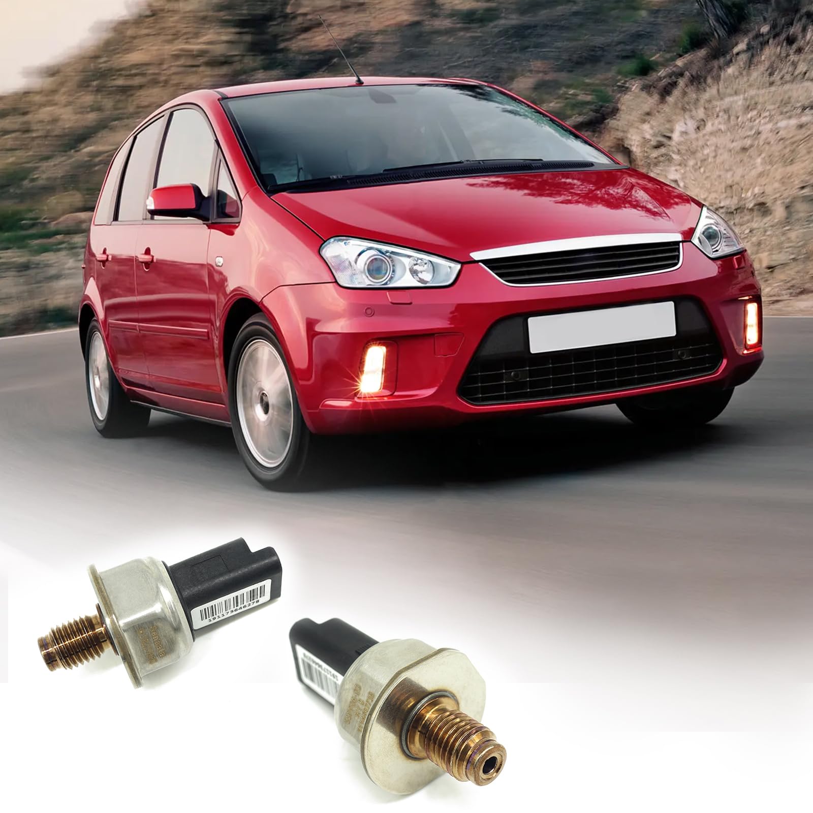 Sensore di Pressione del Carburante Compatibile con 107 206 207 307 308 3008 5008 Bipper Partner Berlingo C1 C2 C3 C4 C5 Focus Fiesta 1920GW 9658227880