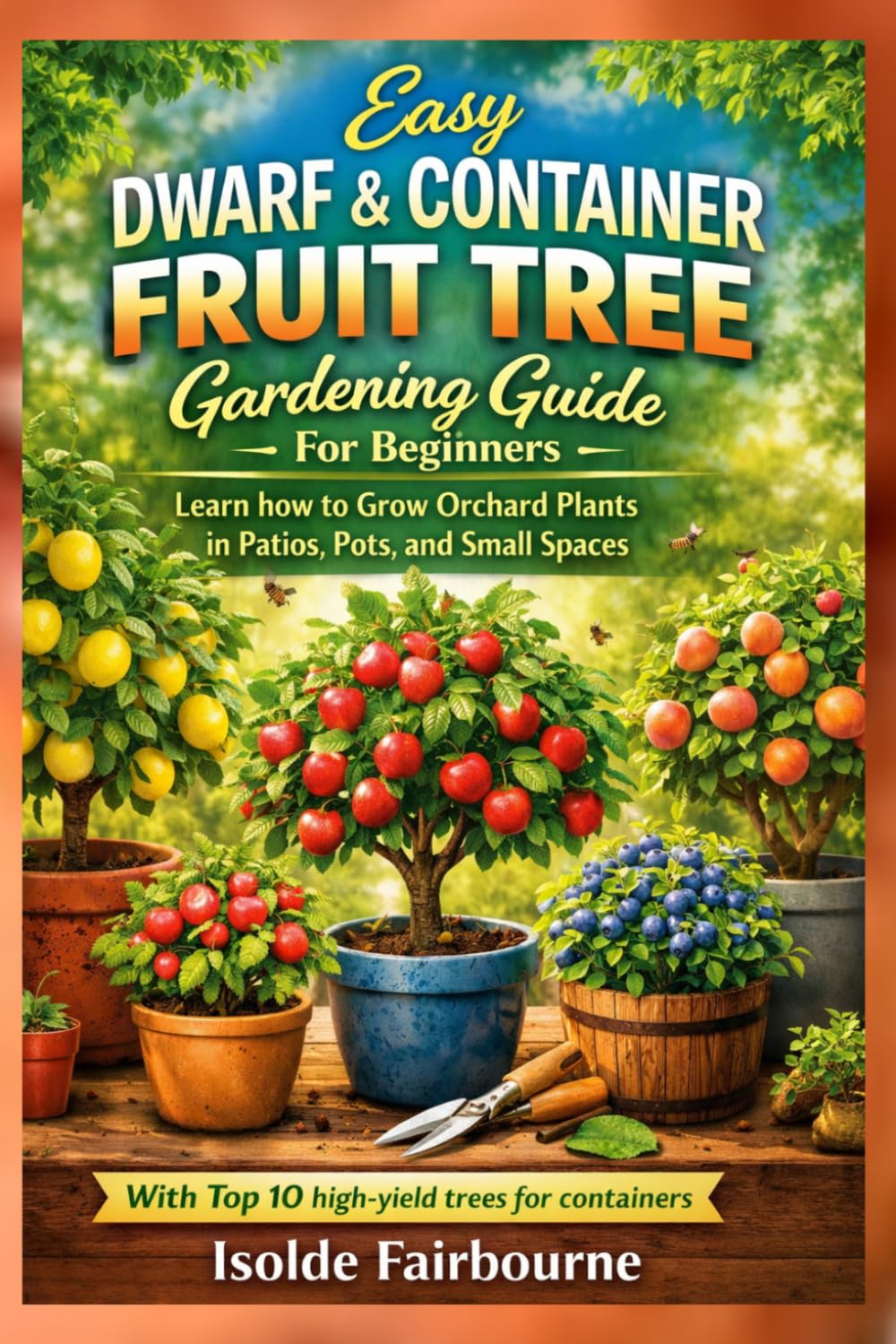 Easy Dwarf & Container Fruit Tree Gardening Guide For Beginners: Learn how to Grow Orchard Plants in Patios, Pots, and Small Spaces