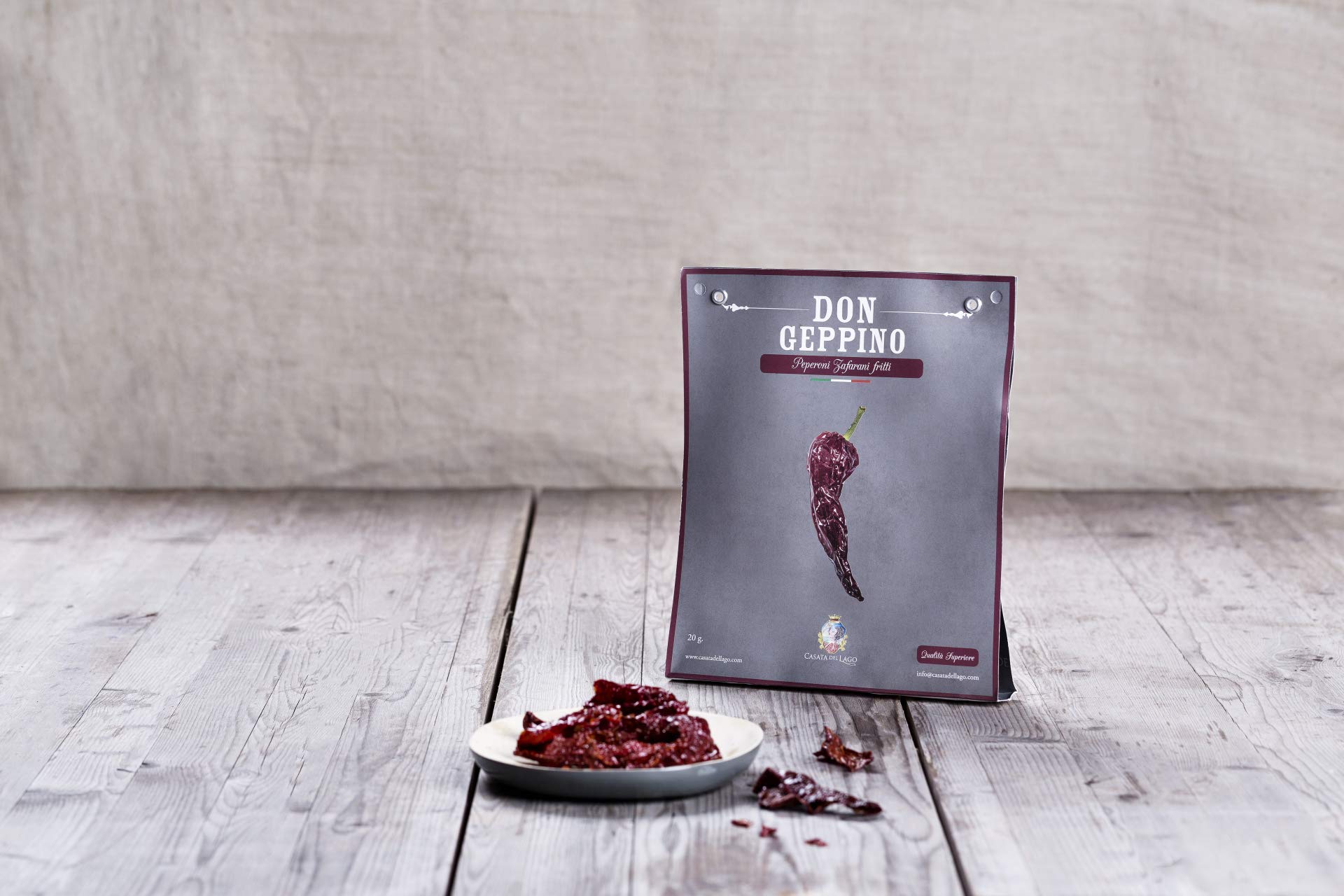 Peperoni Cruschi 25gr di Senise IGP | poivrons croquants de Senise