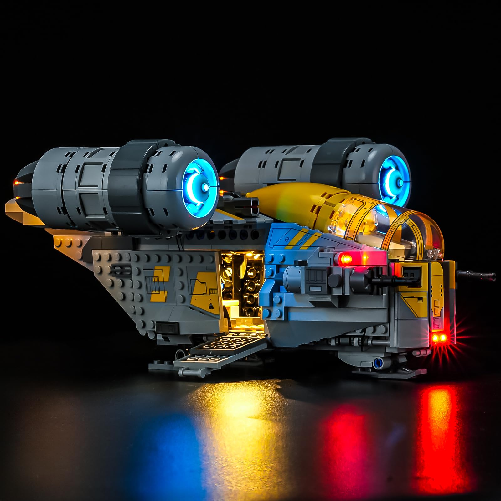 GEAMENT LED Light Kit Compatible with LEGO The Razor Crest Star Wars 75447