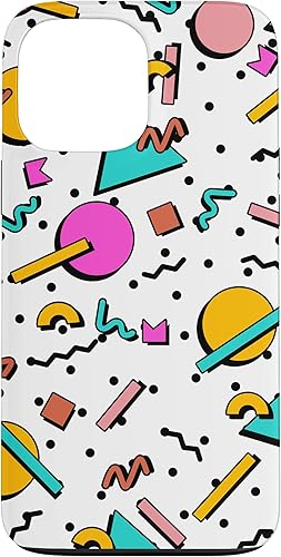 Miniatura 23 de iPhone 15 Pro Vintage Geometría Forma Patrón Retro 80s 90's Nostalgia Case