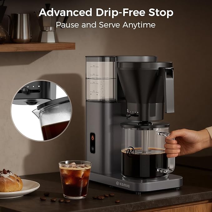Cafetera de Goteo Automática con Calentamiento Rápido y Control de Temperatura, Capacidad 8 Tazas miniatura 7