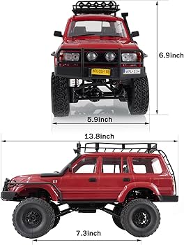 Amazon.com: ARRIS 1/16 LC80 RC Crawler, WPL C54-1 RC Rock Crawler