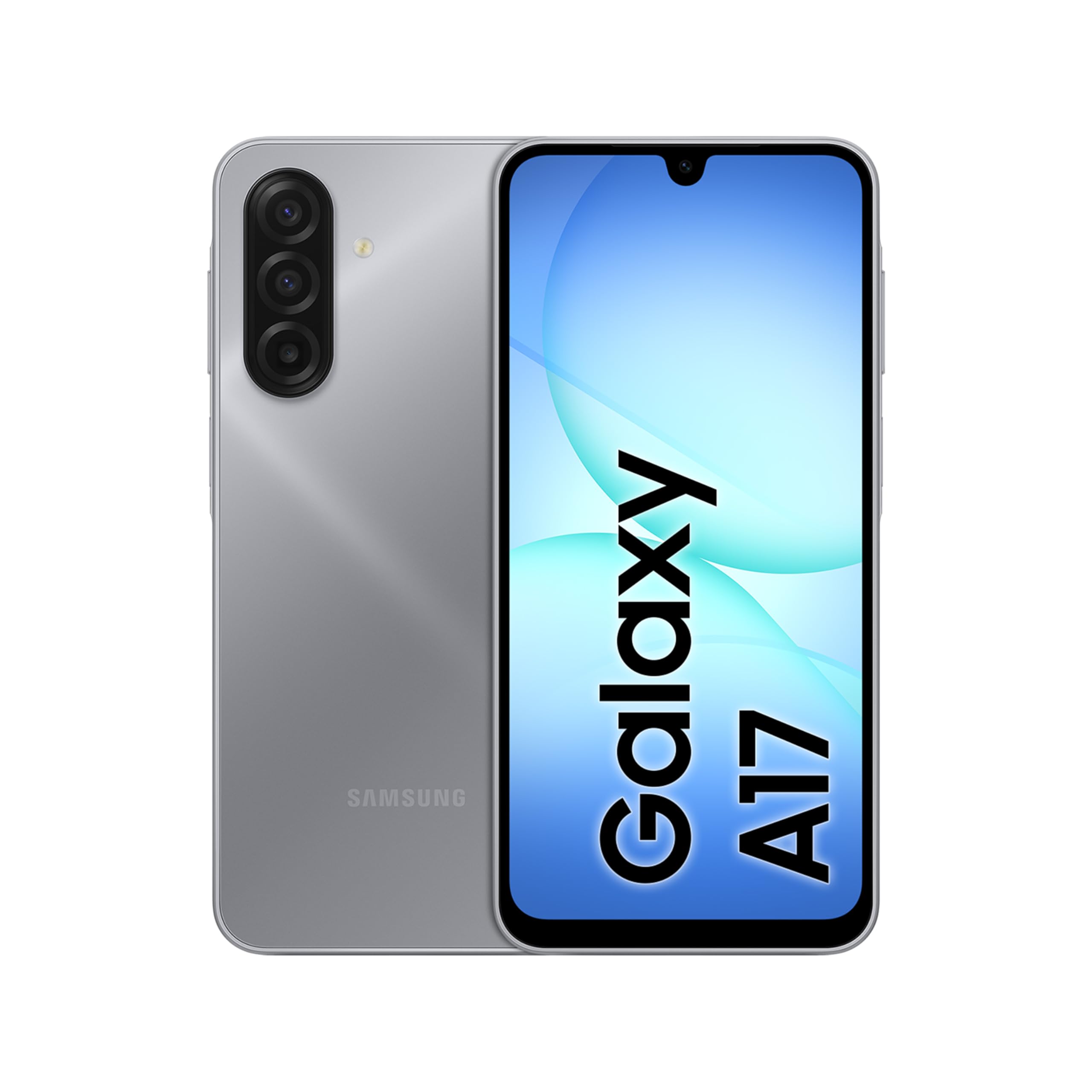 Samsung Galaxy A17 LTE, Dual SIM, 128GB Expandable to 2TB, Smartphone, Android 14, 4GB RAM, Exynos, 6.7-inch AMOLED, 1080x2220, 90Hz (Gray)