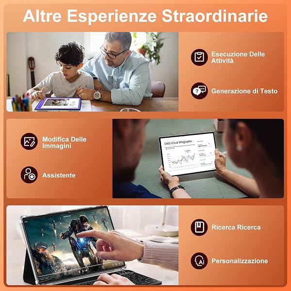 2025 Android Tablet 15 10 Inch IPS HD Screen [30GB RAM] 128GB + TF 1TB - Octo-Core, 8000mAh, Integrated Metal Body, 5MP+8MP, WiFi6, Face ID, Widevine L1 - Tablet with Keyboard and Mouse - 2