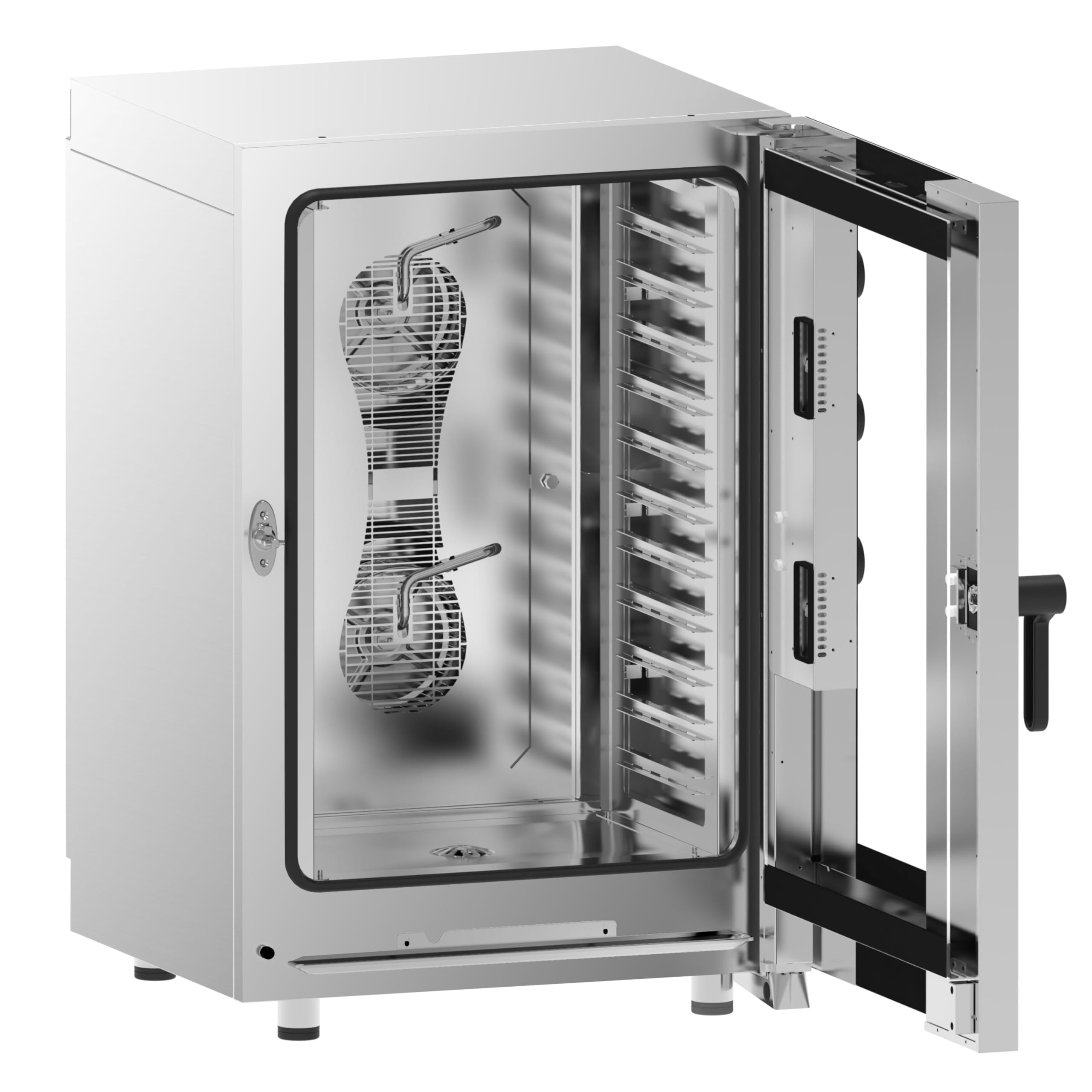 GGM Gastro Kombidämpfer 11x GN 1/1 Manuell | Robuste Edelstahlkonstruktion, gleichmäßige Hitzeverteilung, einfache Reinigung, ideal für den täglichen Gastronomiebetrieb