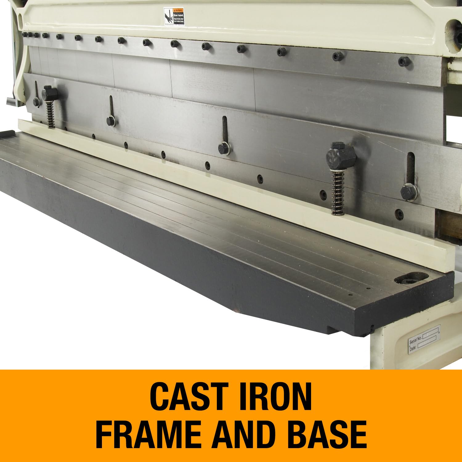 Baileigh 52-Inch Combination Shear Brake Roll, 20-Gauge Mild Steel (SBR-5220)