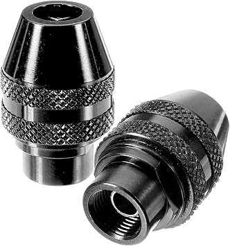 2 Pcs Keyless Chuck Set Multi Quick Change 4486 Keyless Chuck Replacement Fits for Dremel Rotary tool