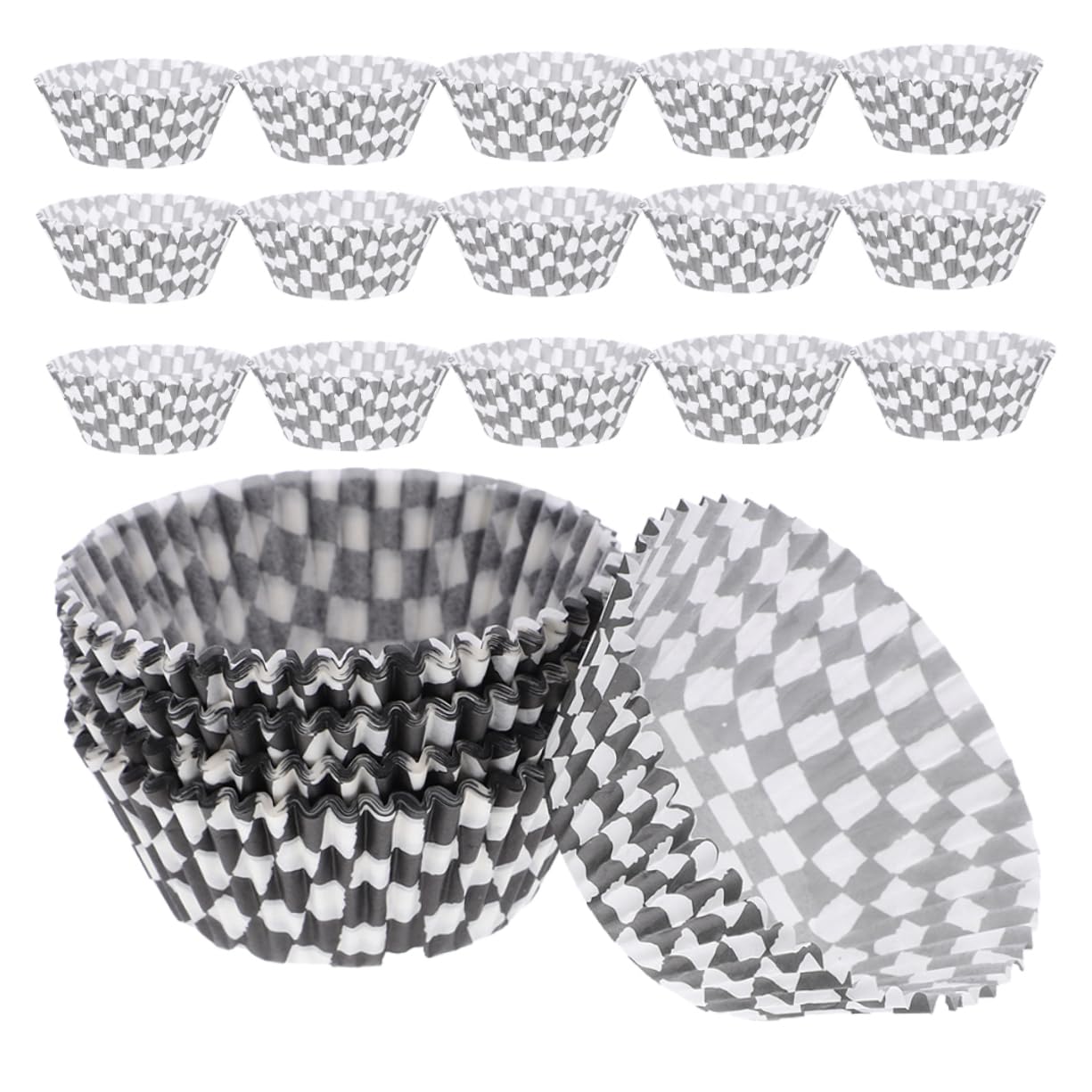 Alipis 5 Sätze Muffinförmchen Papiertassen Für Cupcakes Kleine Kuchen Schokoladen Und Leckereien Ölbeständige Backunterlagen Design Für Bäckerei Und Zuhause 200 Stück * 5