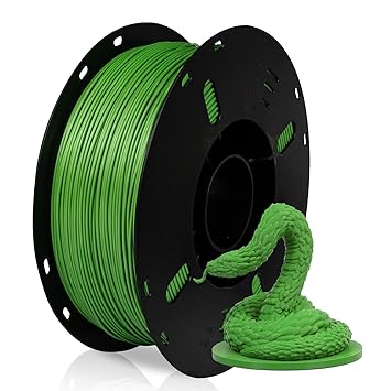 VOXELAB PLA 3D Printer Filament, Dimensional Accuracy +/- 0.02 mm, 1kg Spool (2.2lbs) ,1.75 mm , Fit Most FDM Printer,Green