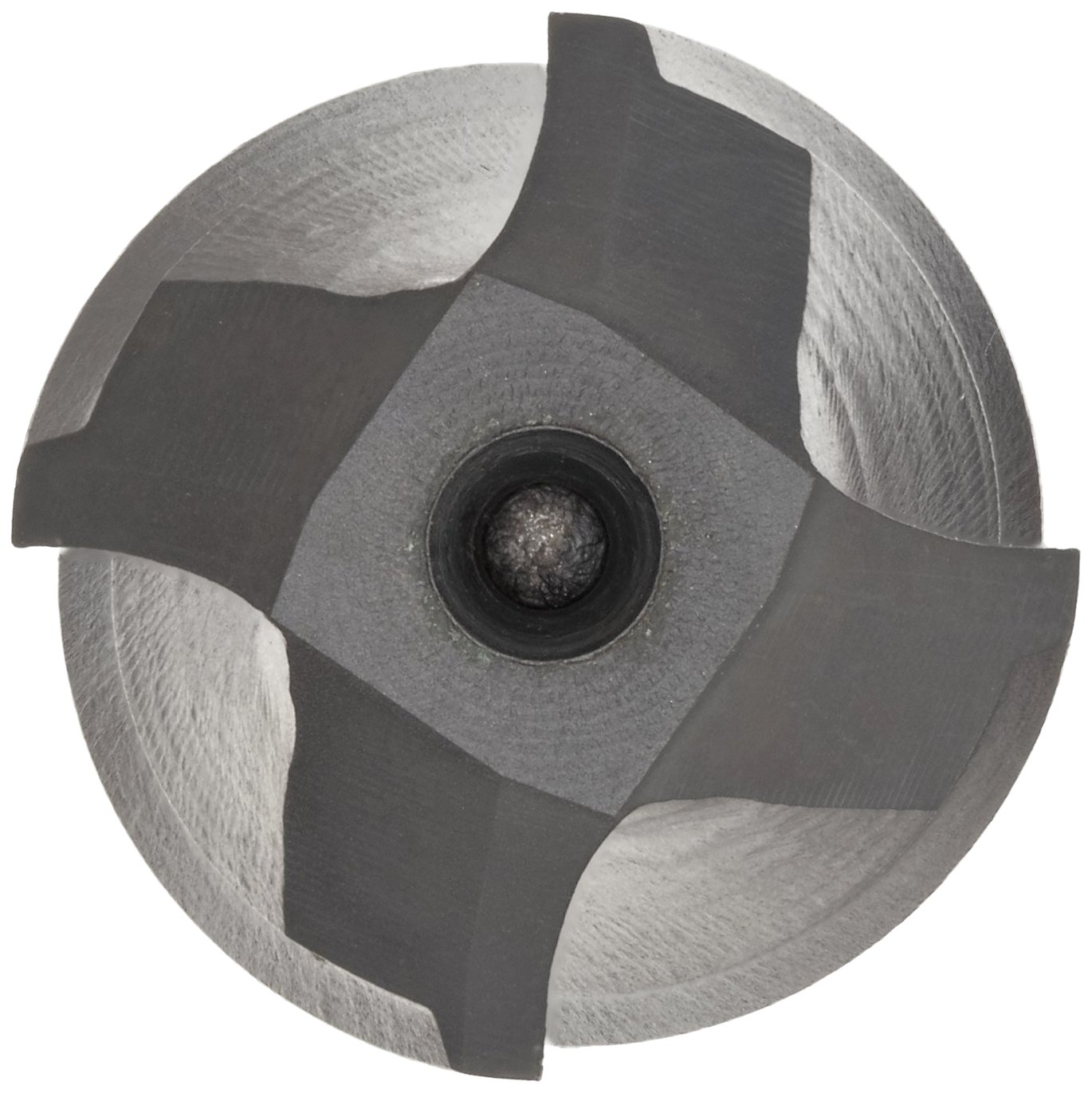 T400 High Speed Steel Core Drill Bit, Black Oxide Finish, Morse Taper Shank, Spiral Flute, 118 Degree Point Angle, 1"