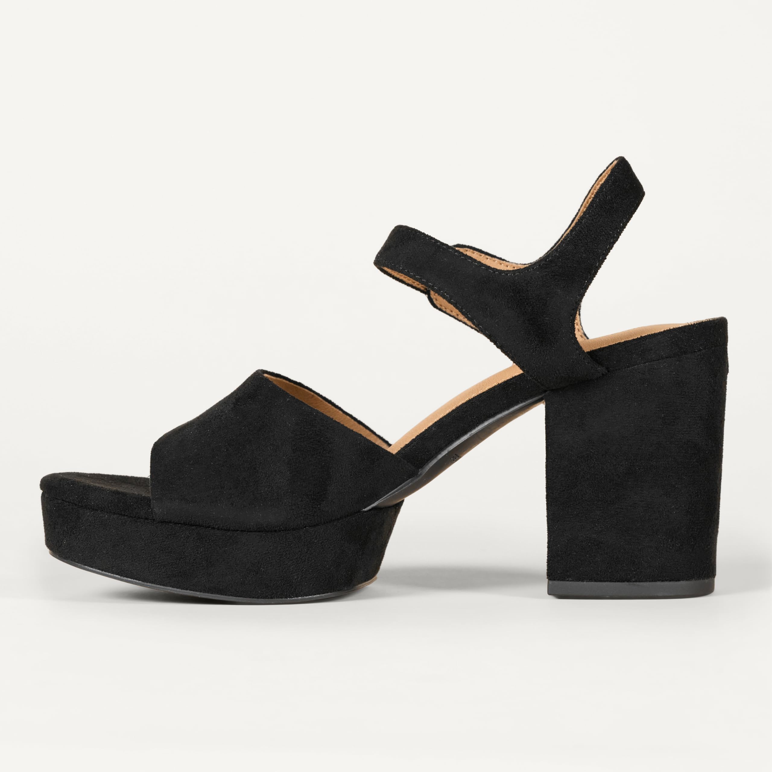 Amazon Essentials Donna Sandalo con Tacco e Plateau