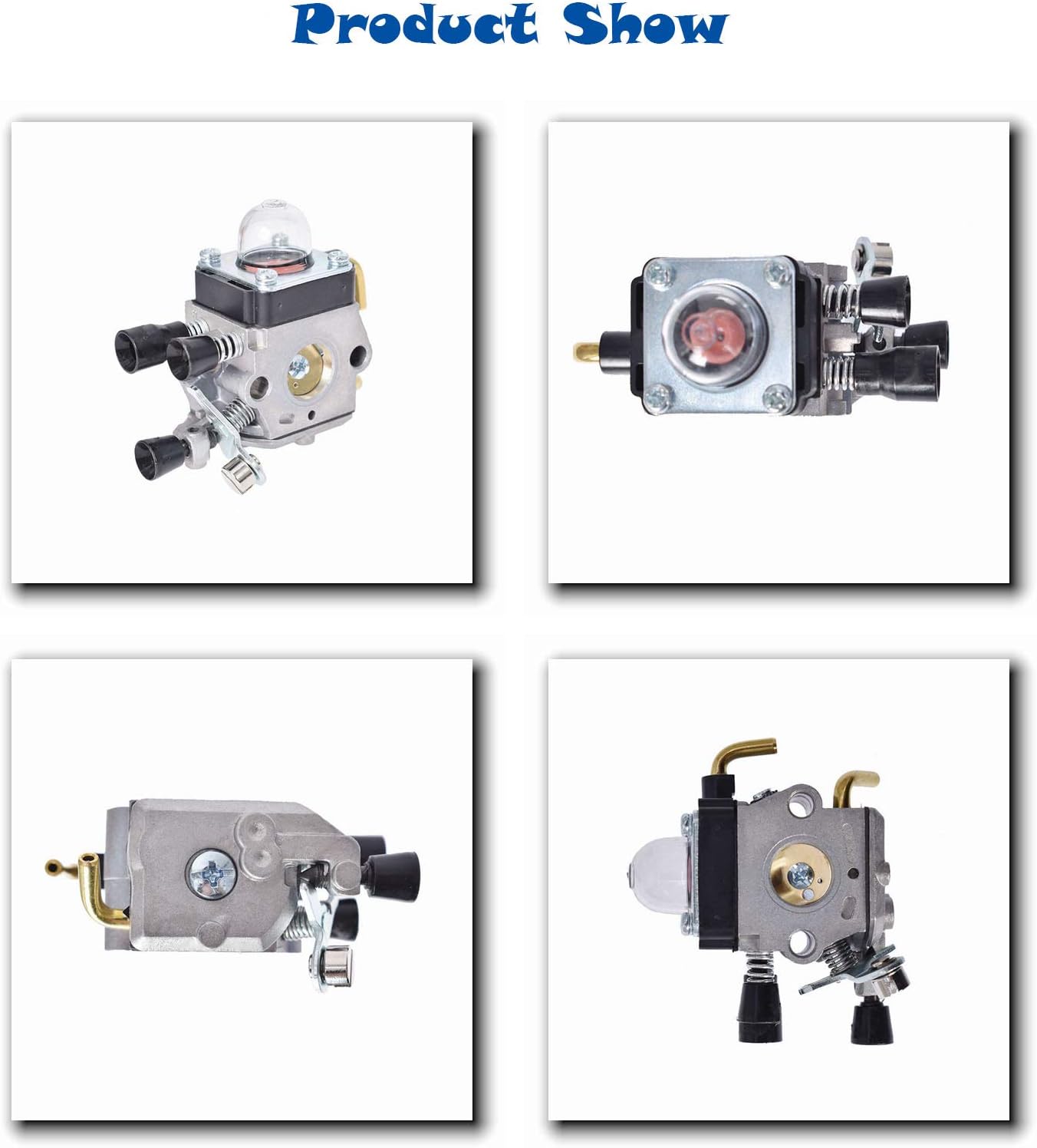 Autoparts Carburetor Ignition Coil Replacement for STIHL FS55 FS38 FS55R KM55 FS45 FS46 String Trimmer Weedeater Parts, Replace C1Q-S66 C1Q-S97A