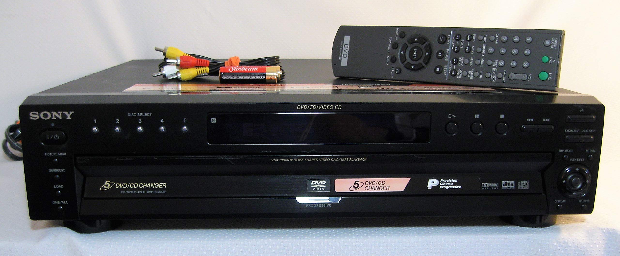 Amazon.com: Sony DVP-NC655P/B Progressive-Scan 5-Disc DVD