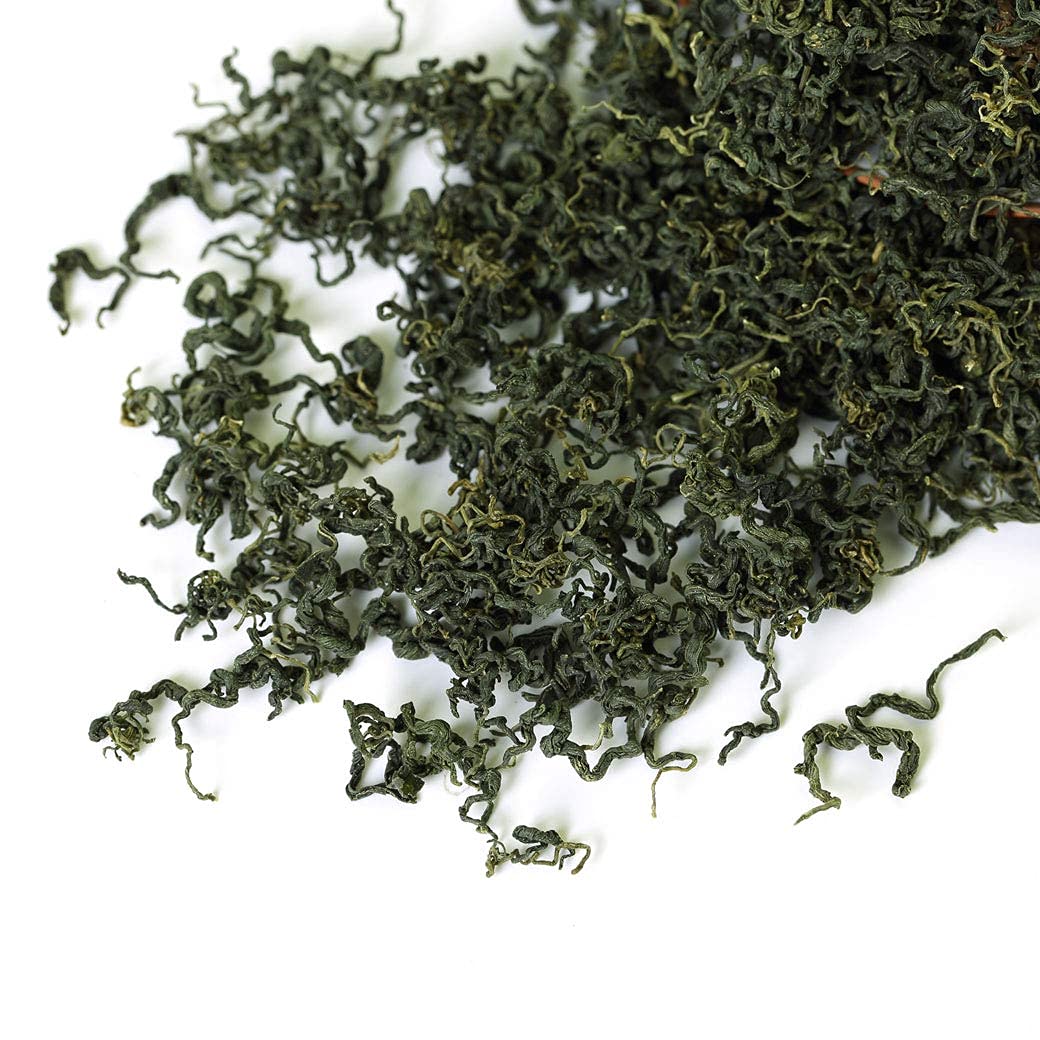 GOARTEA Gynostemma Té Verde Herbal 250g 8.8oz Supreme Seven Leaf Jiao Gu Lan Green Tea - Chinese Loose Leaf Jiaogulan - Caffeine Free