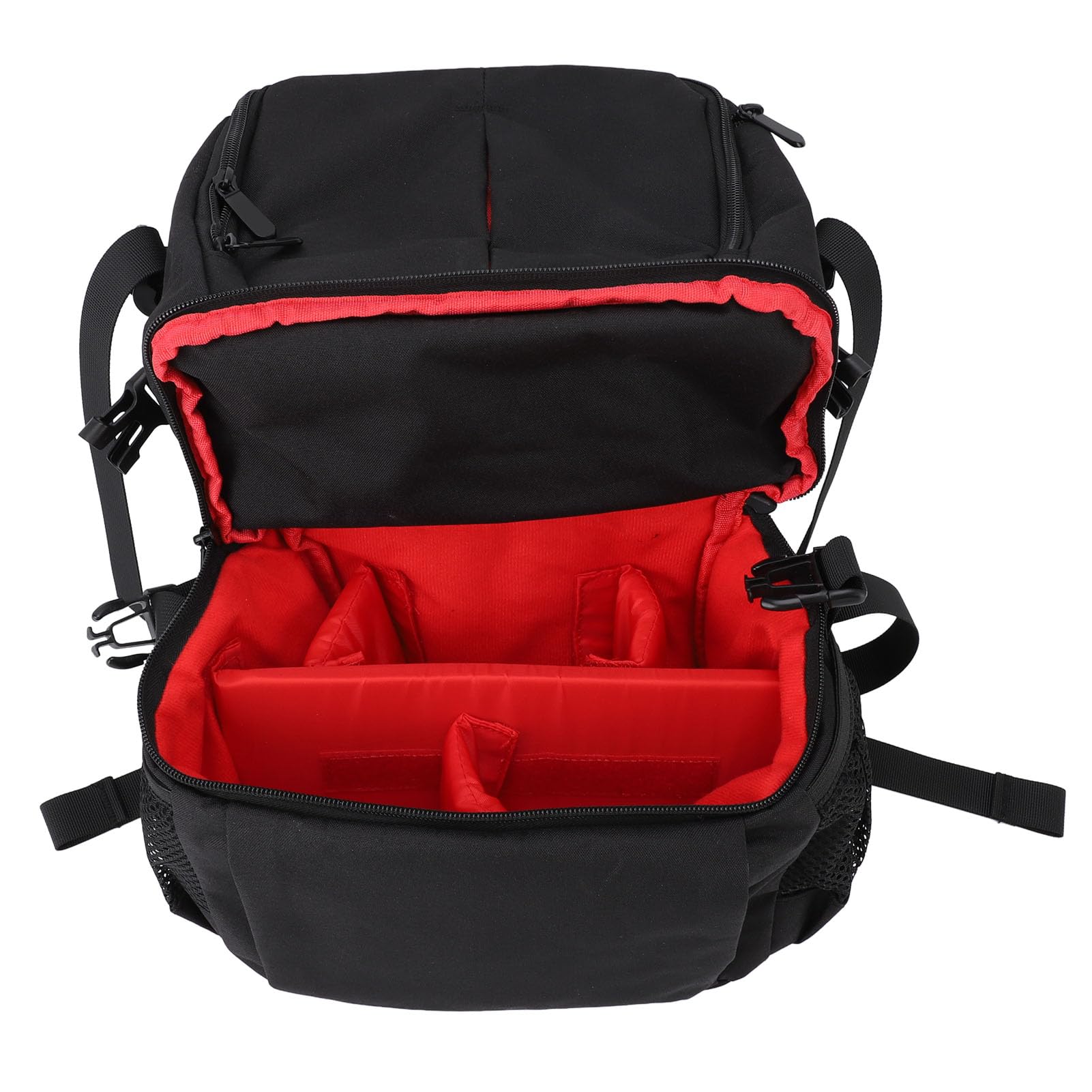 Zaino per fotocamera da viaggio Borsa a doppia spalla EVA per fotocamere reflex mirrorless fotografia (negro)