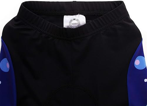 Miniatura 7 de Conjunto de pantalones cortos de jersey de ciclismo para niños, traje acolchado, camiseta para bicicleta de montaña