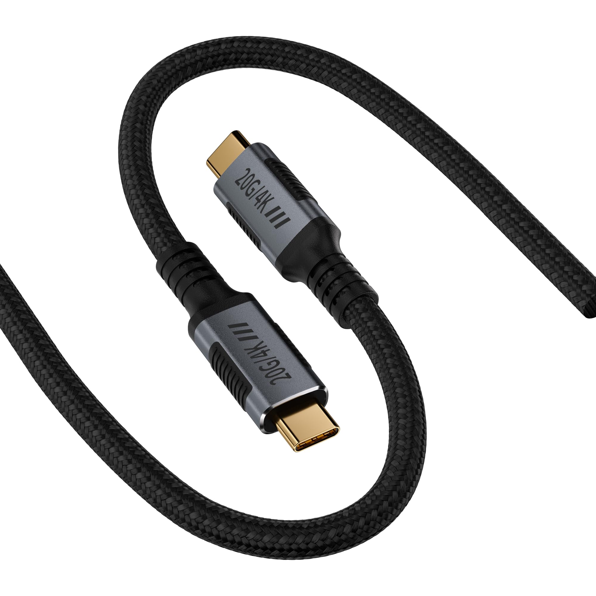 USB C Cable Compatible with Thunderbolt 3 Cable, USB C 3.2 Kabel 20Gbps