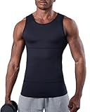 Compression Shirt Men Slimming Undershirt Body Shaper Vest, Gynecomastia Compression Tank Top, Shapewear Tummy Control