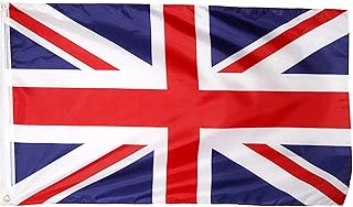 Tanness Union Jack Flag, Union Jack Flags, Coronation Flags King Charles | 5ft X 3ft, Brass & Fade Resistant Union Jack Decorations | Kings Coronation Decorations, King Charles Coronation Decorations