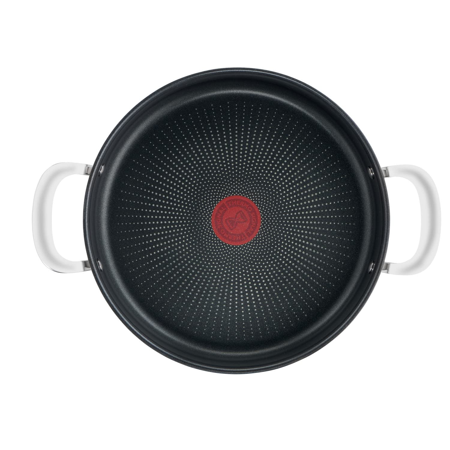 Tefal Jamie Oliver Servierpfanne mit Deckel 25cm Induktion, Bratpfanne Edelstahl, Antihaft Beschichtet, Pfannen Hoher Rand, Backofenfest, Genieteter Griff, E30