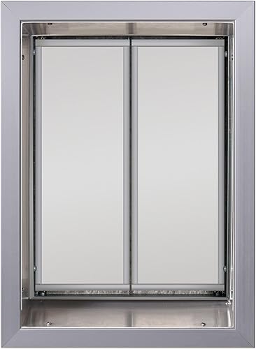 PlexiDor Performance Pet Doors XL Soporte de pared plateado