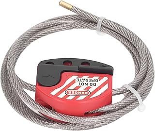 Adjustable Stainless Steel Cable Lockout Device with 4 Key Holes for Industrial Safety Lockout and Maintenance Management BD-L11-6