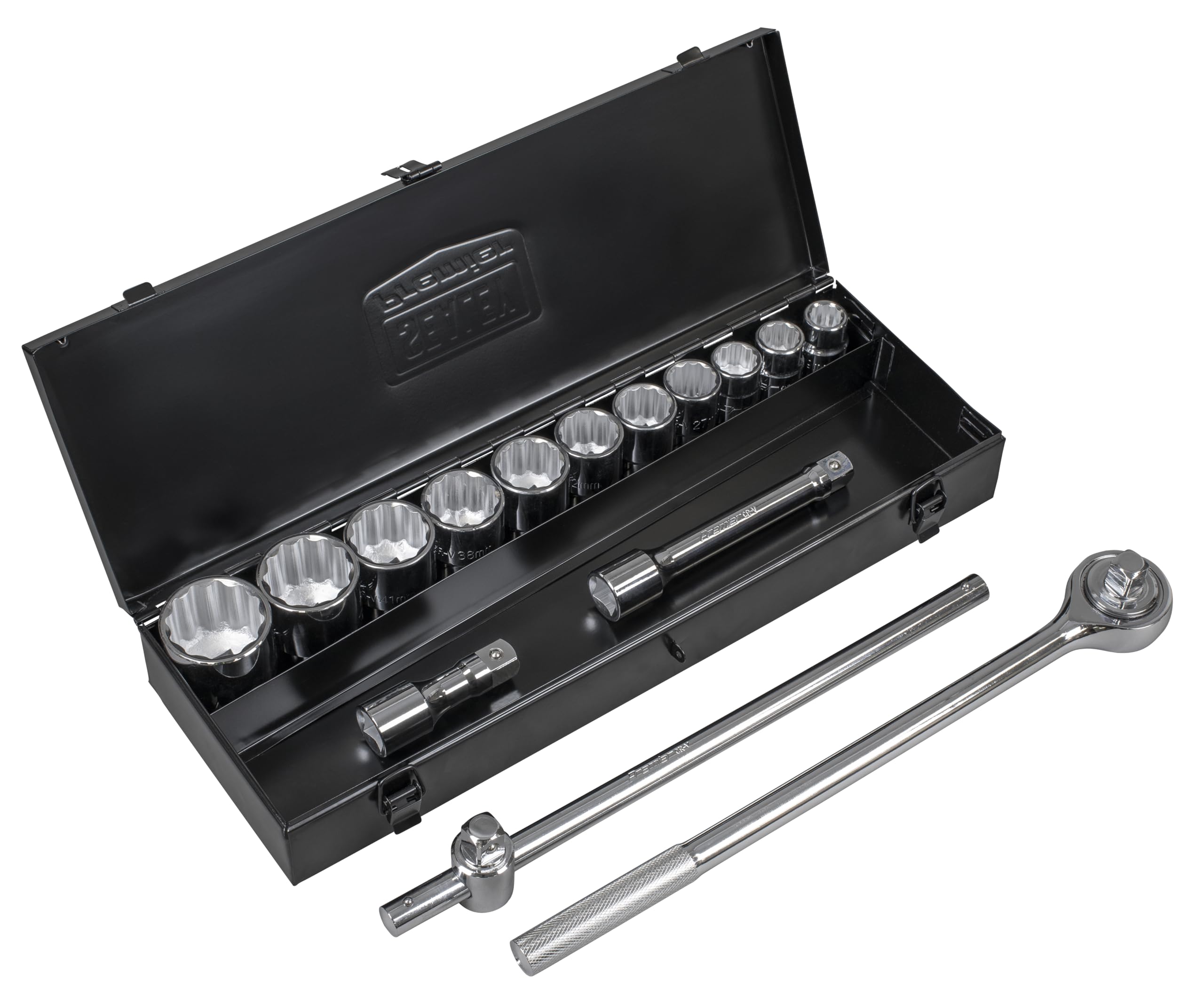Sealey Premier 15Pc 3/4" Sq Drive 12-Point Walldrive® Socket Set - Metric - Ak2585