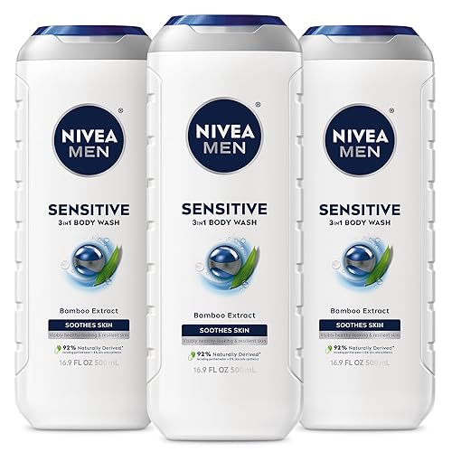 JabĂłn corporal Nivea para hombres 169onzas paquete de 3 JabĂłn corporal Nivea para hombres 169onzas paquete de 3