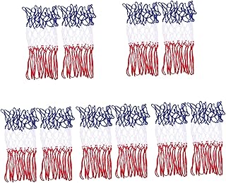 CLISPEED 10 Pçs Rede De Basquete Produtos Ao Ar Livre Basquete Profissional Rede De Prática De Tiro De Basquete Rede De Substituição De Basquete Redes De Treinamento De Tiro De Basquete