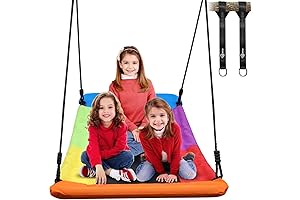 Trekassy Giant Skycurve Tree Swing for Kids & Adults with 2 Hanging Straps