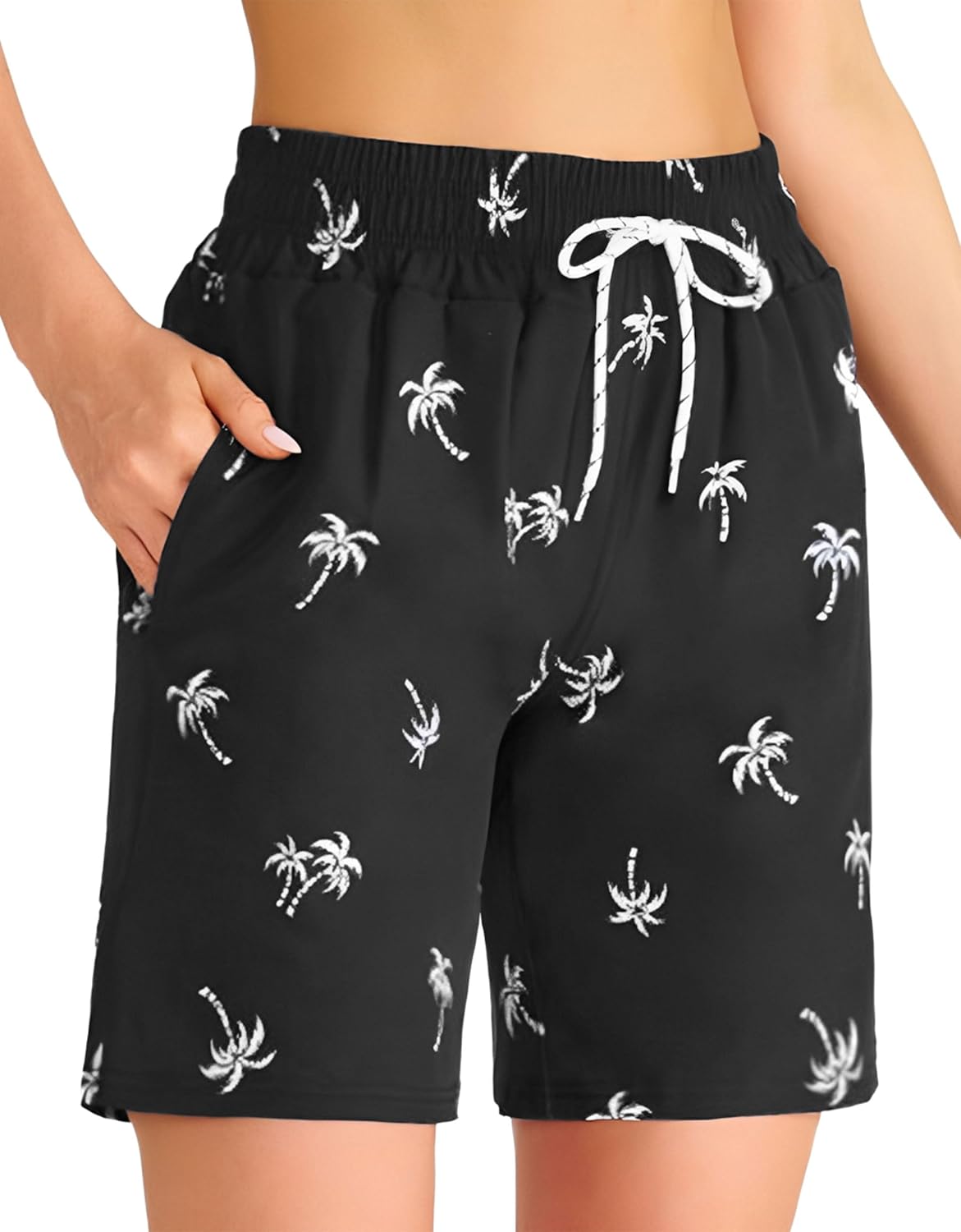 Women's 3''/5''/7'' Swim Board Shorts Quick Dry Beach Shorts with Liner Pockets Swimsuits Bottoms Trunks for Women