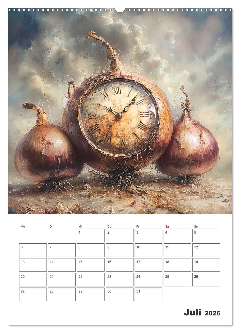 Gesunde Zeiten (hochwertiger Premium Wandkalender 2026 DIN A2 hoch), Kunstdruck in Hochglanz: Der fruchtige Terminkalender - KI generiert (CALVENDO Lifestyle)