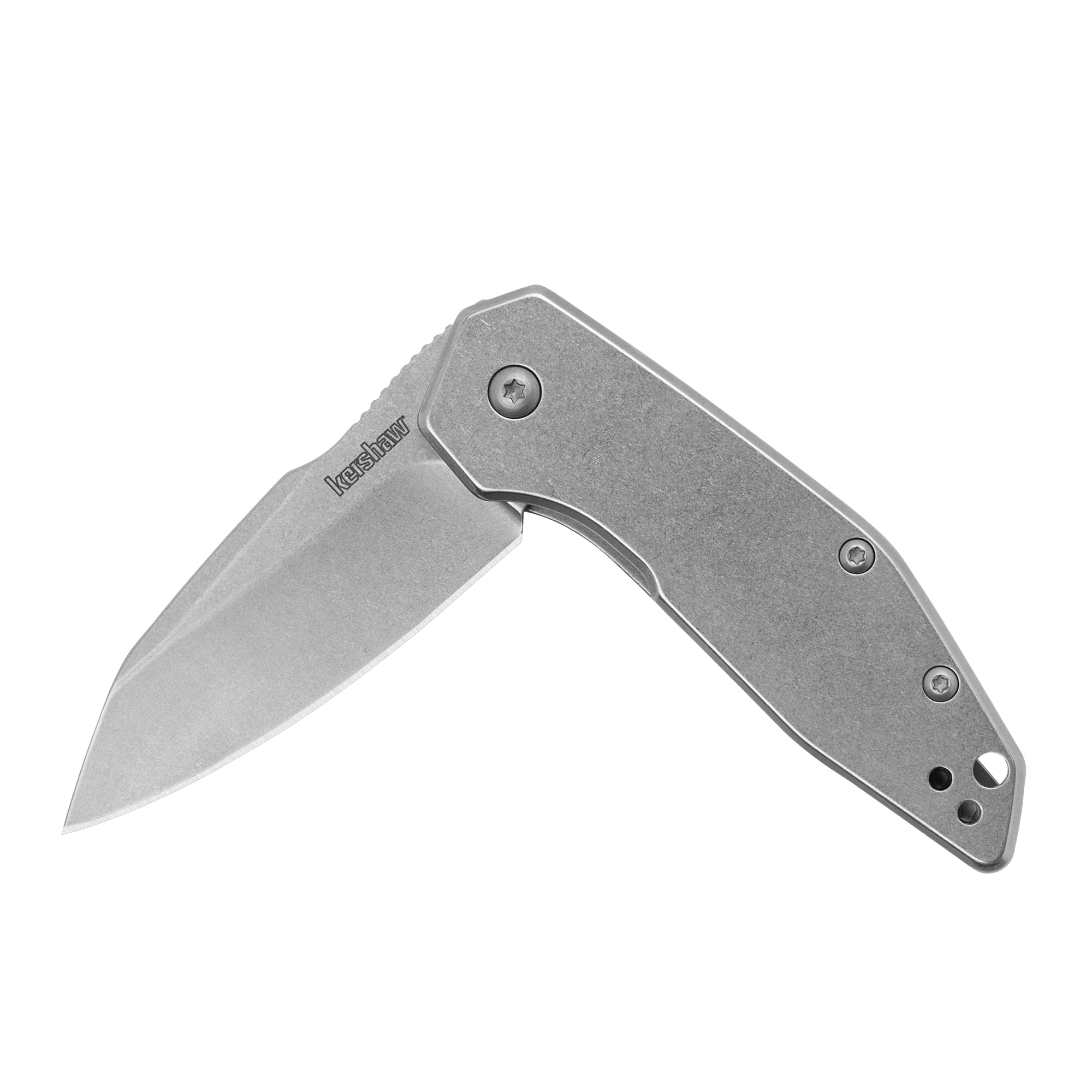 Kershaw Blur S30V Pocket Knife, 3.4 Inch CPM S30V Stainless Steel Recurve Plain Edge Blade, EDC with Assisted Opening, USA Made, Reversible Pocketclip, Everyday Carry Pocket Knife for Men and Women