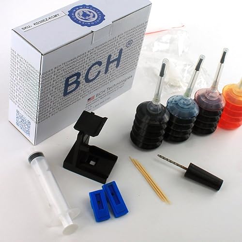 Miniatura 4 de BCH EZ30-T - Kit de recarga de tinta para cartuchos de impresora de inyección de tinta PG-260 CL-261 TS5320PG-240 CL-241 - Kit de primer