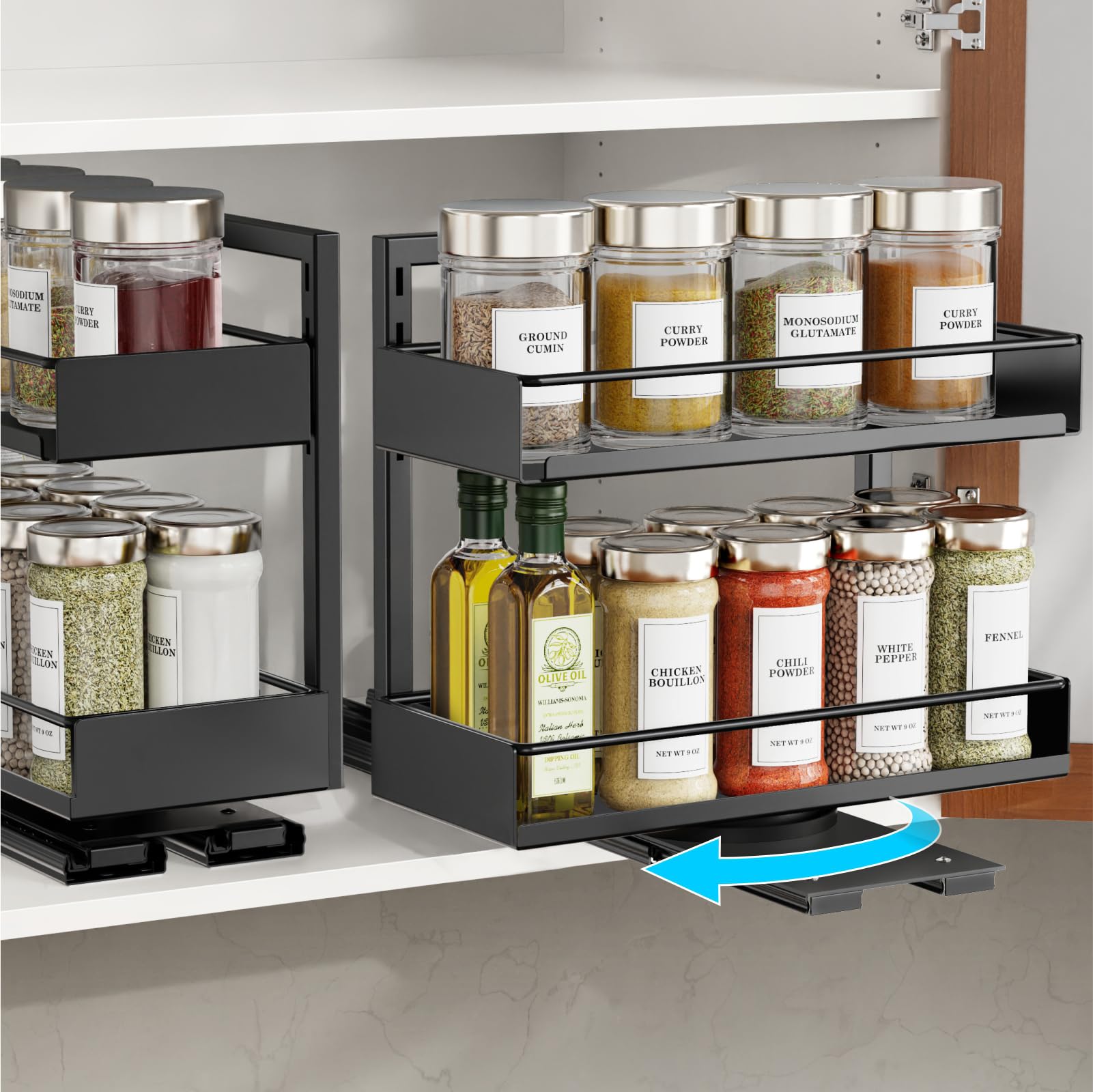 iSPECLE Pull Out Spice Rack