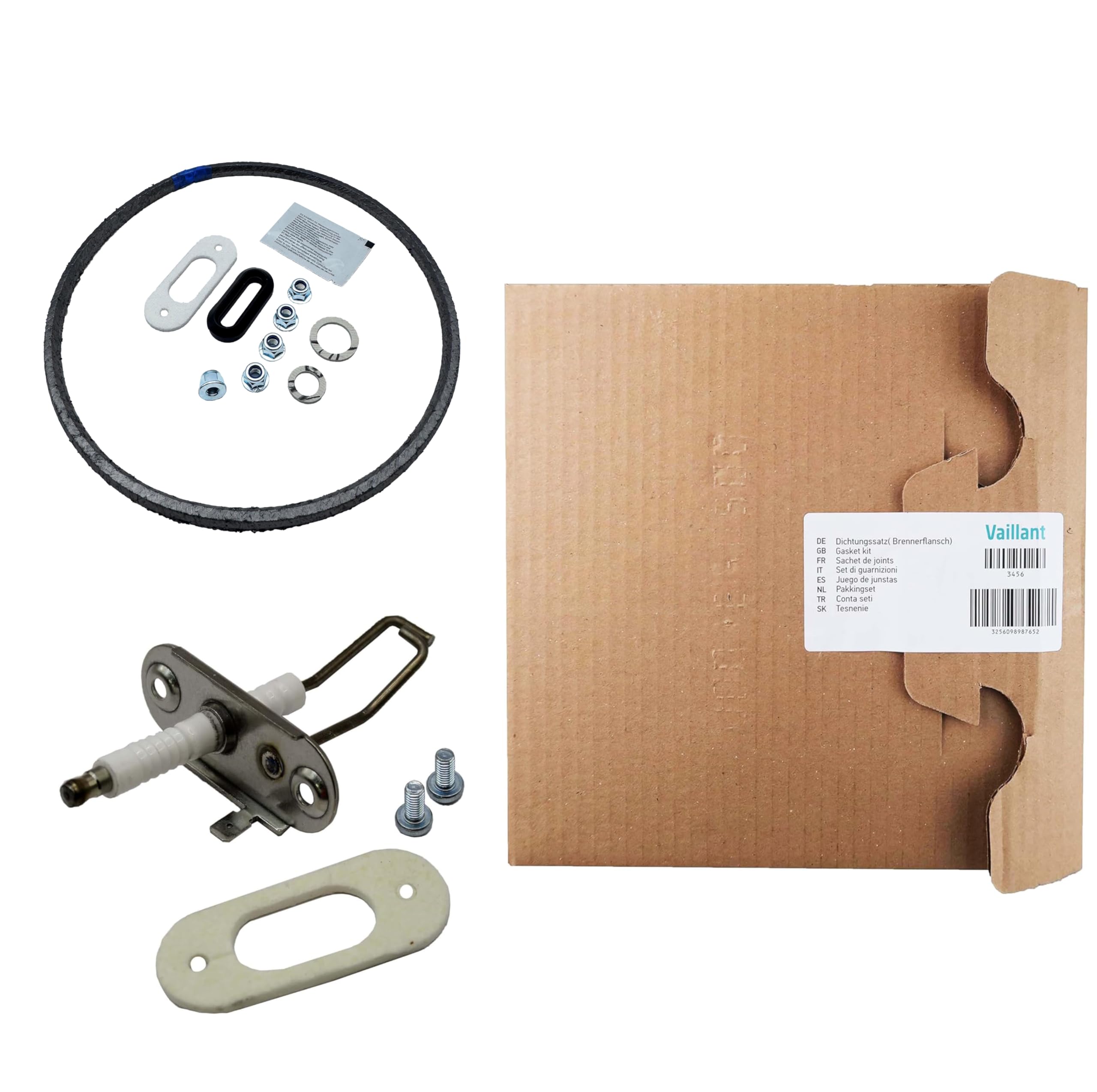 Hts Multicolour - Vaillant Boiler Service Kit Electrode & Gasket 0020133816 0020038679 0020025929